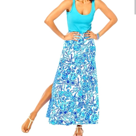 Lilly Pulitzer Dresses & Skirts - Lily Pulitzer "Adea" maxi skirt with slit